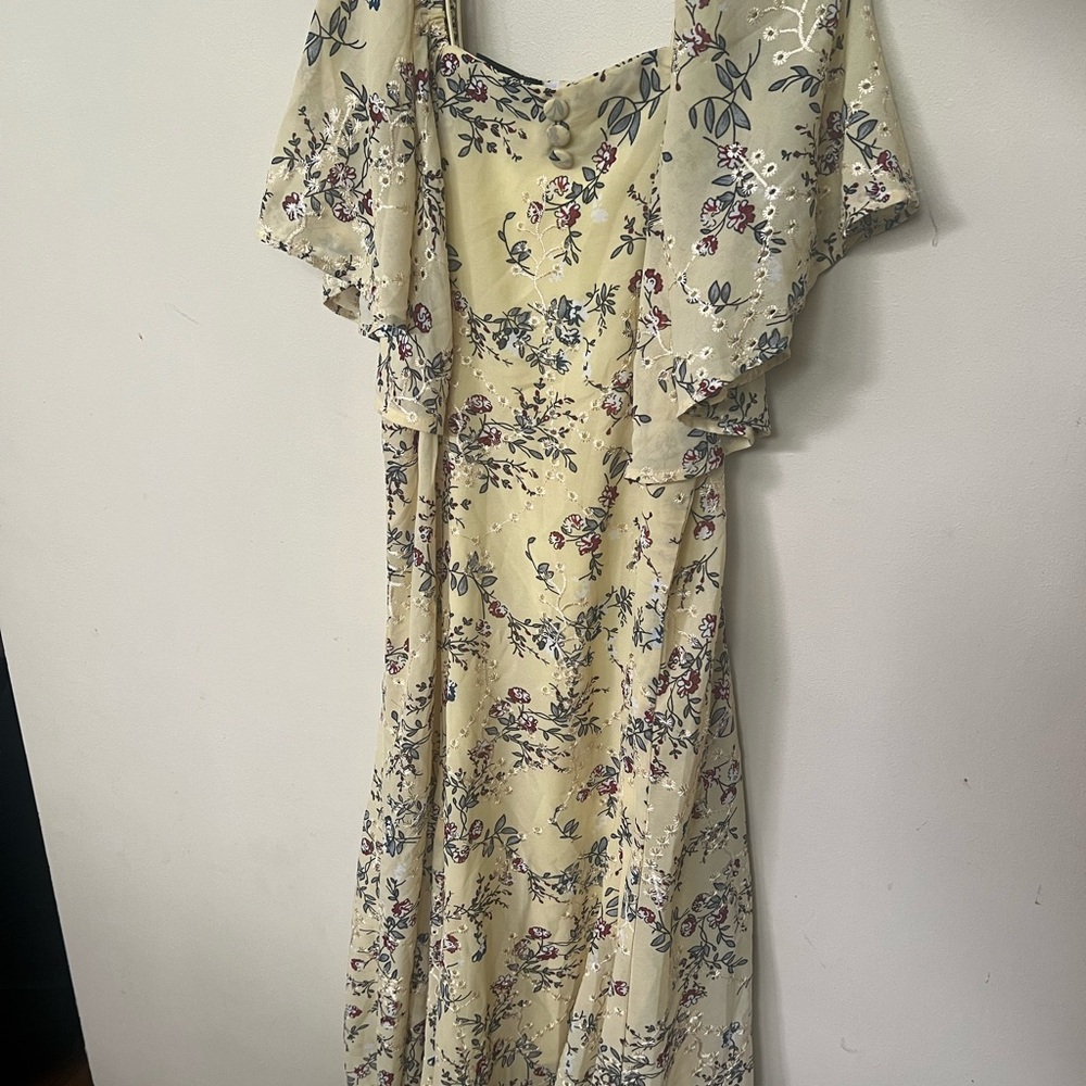 Khusboo - Yellow Dress with flowers
